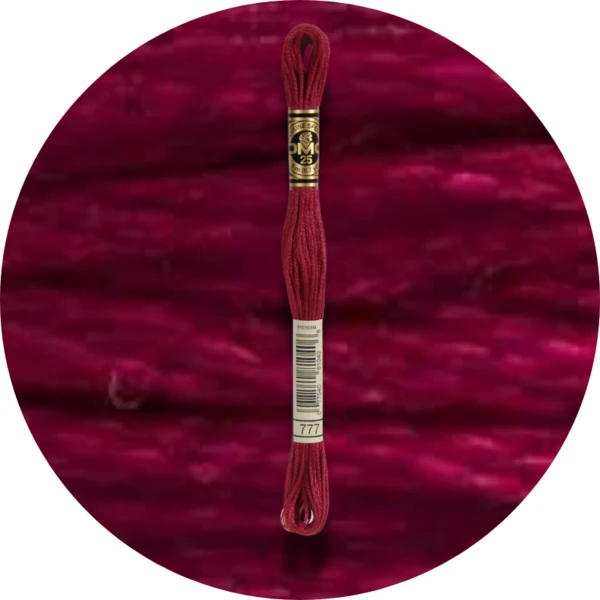 DMC Mouliné Spécial 25 Broderigarn, Ensfarvet, Røde/Gule/Orange nuancer